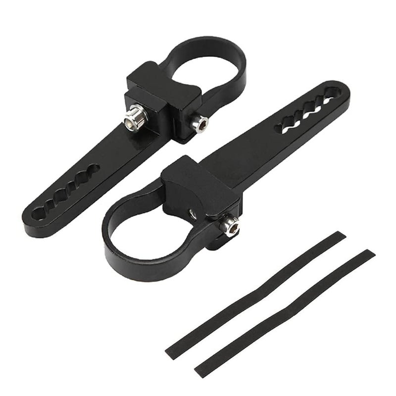 MOTLTECH Bull Bar LED Light Mounts - 1.75" Tube Clamps, 2pcs for Off Road Lights - Image 1